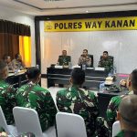 Perkuat Sinergitas TNI-Polri, Polres Way Kanan Terima Kunjungan Pasis Seskoad 2026