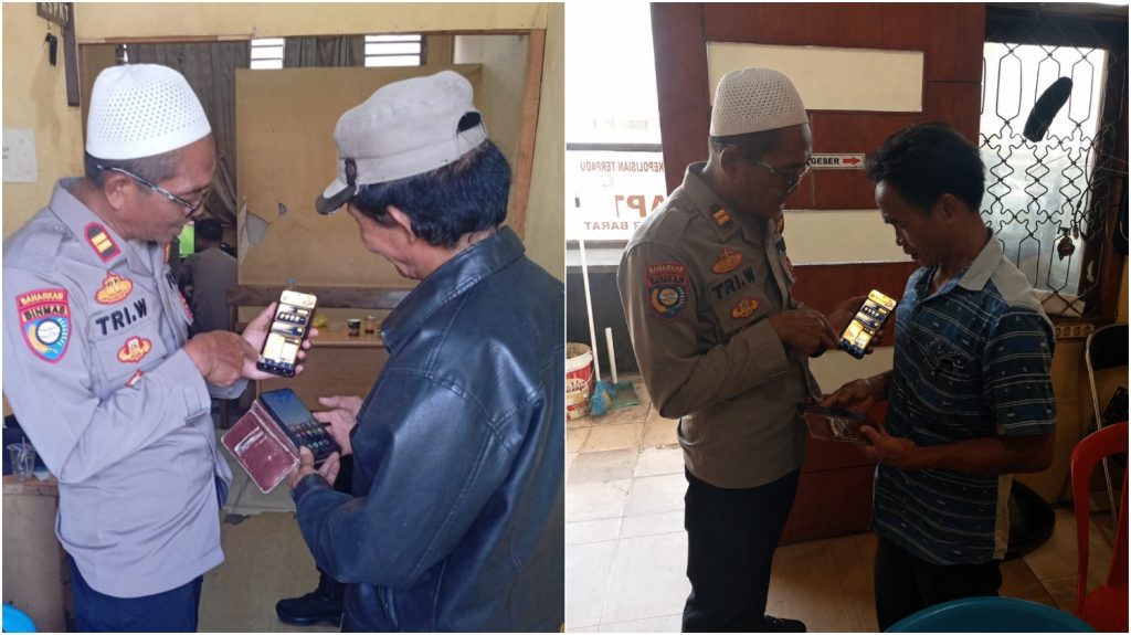 POLRES PESISIR BARAT SOSIALISASIKAN APLIKASI POLRI SUPER APP KEPADA MASYARAKAT