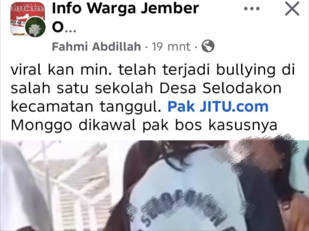 Video Dugaan Kekerasan Antar-Murid Viral, Kabid SD Jember Luruskan Waktu Kejadian