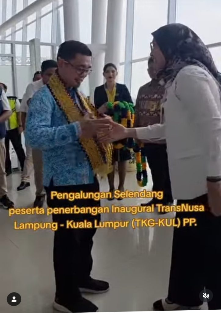 Resmi Beroperasi, Rute TransNusa Lampung–Kuala Lumpur Dorong Konektivitas Pariwisata Internasional