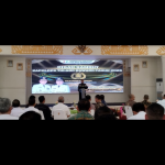 Bupati Qudrotul Ikhwan dan Wakil Bupati Hamkam Hasan  Menghadiri Pisah Sambut Kapolres Tulang Bawang.