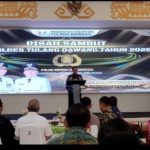 Bupati Qudrotul Ikhwan dan Wakil Bupati Hamkam Hasan Menghadiri Acara Pisah Sambut Kapolres Tulang Bawang.