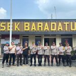 Kunker di Polsek Baradatu, Kapolres Way Kanan Tekankan Jajaran Tidak Ada Personel Terlibat Judi dan Narkoba