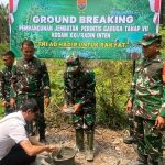 Korem 043/Gatam Gelar Ground Breaking Serentak Pembangunan Jembatan Garuda Tahap VII di 23 Titik