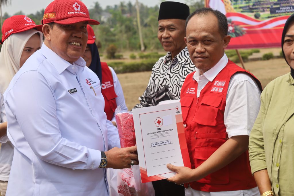 HUT Ke-81 PMI Lamtim Meriah, Semangat Peduli Bergerak Bersama