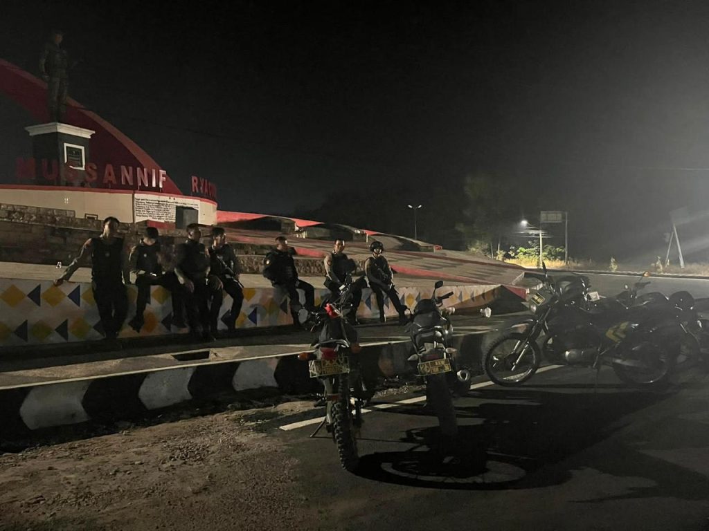 Polres Way Kanan Gencar Gelar Patroli Malam Hari Cegah Gangguan Kamtibmas