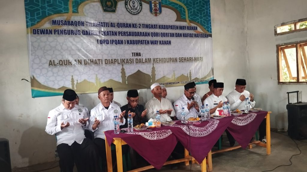 DPD IPQOH Bersama Pemkab Way Kanan, Gelar MTQ ke-2 Tingkat Kabupaten Tahun 2026