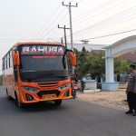 Antisipasi Gangguan Kamtibmas, Polsek Bumi Agung Pam Rawan Pagi di Depan SDN 1 Pisang Baru