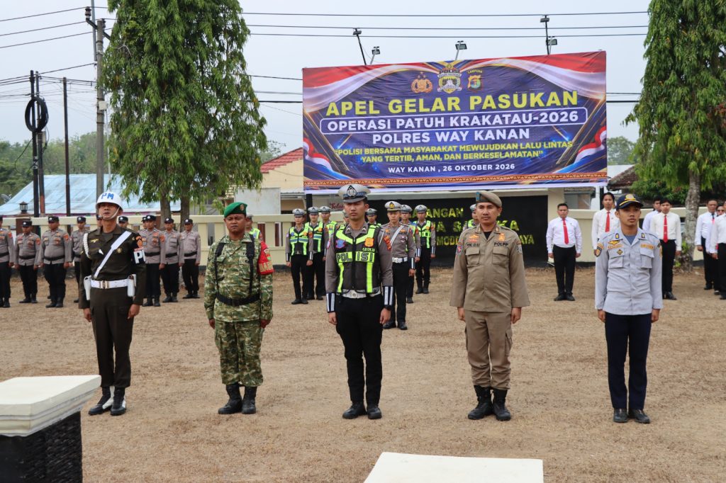 Polres Way Kanan Gelar Operasi Patuh Krakatau 2026 Untuk Wujudkan Kamseltibcarlantas